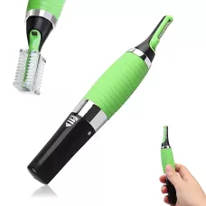 Тример Micro Touch Max, 3 насадки, для носа, вух, бороди, від батарейки ААА