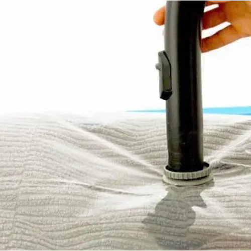 Вакуумний пакет для перевезення та зберігання речей Vacum Bag 50*60 см з клапаном для пилососа, прозорий - фото 5