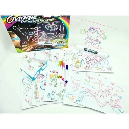Магическая 3D доска для рисования / magic drawing board 3d - фото 4
