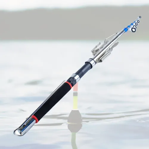 Самопідсікаюча вудка Turbo Fish fishergoman 2.4 метра, Чорний - фото 6