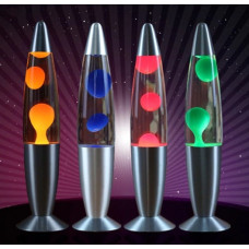 Лава лампа высотой 35см Prostore Lava lamp, плавная регулировка, серый корпус