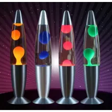 Лава лампа высотой 35см Prostore Lava lamp, плавная регулировка, серый корпус