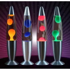 Лава лампа висотою 35см Prostore Lava lamp, плавне регулювання, сірий корпус