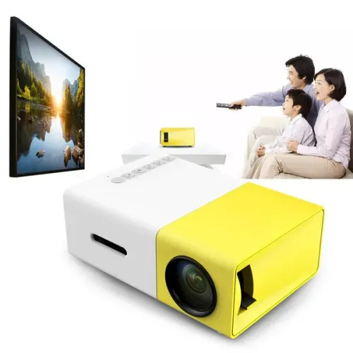 Міні проектор YJ-300 Full HD з динаміком 600Лм