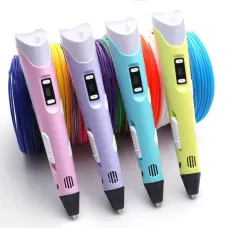 Дитяча 3D ручка 3D PEN 2 MYRIWELL, керамічний носик, екран, 10м пластику, різні кольори