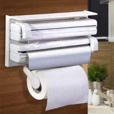 Тройной органайзер для кухни TRIPLE PAPER DISPENSER для фольги, пищевой пленки, бумажных полотенец