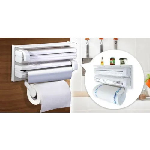 Тройной органайзер для кухни TRIPLE PAPER DISPENSER для фольги, пищевой пленки, бумажных полотенец - фото 3