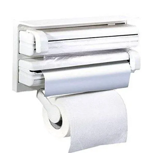 Тройной органайзер для кухни TRIPLE PAPER DISPENSER для фольги, пищевой пленки, бумажных полотенец - фото 5