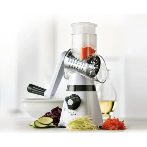 Овочерізка мультислайсер Kitchen master tabletop Drum Grater з функцією шатківниці - фото 7