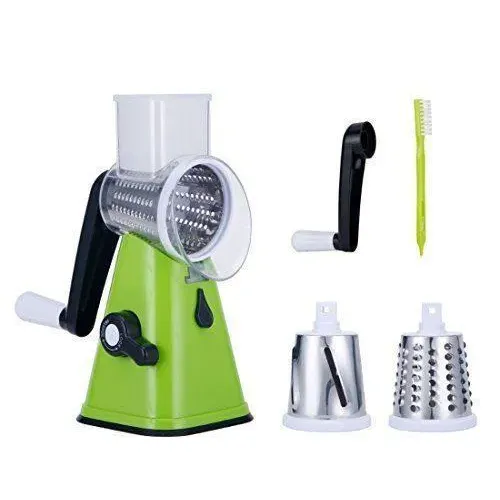 Овощерезка мультислайсер Kitchen master tabletop Drum Grater с функцией шинковки - фото 2