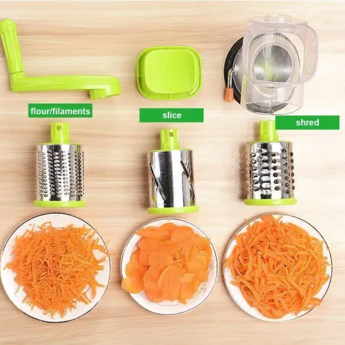 Овощерезка мультислайсер Kitchen master tabletop Drum Grater с функцией шинковки - фото 4