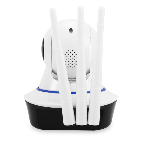 Бездротова поворотна Wi-Fi IP-камера SMART PRO Q5, з датчиком руху та нічним баченням, біла