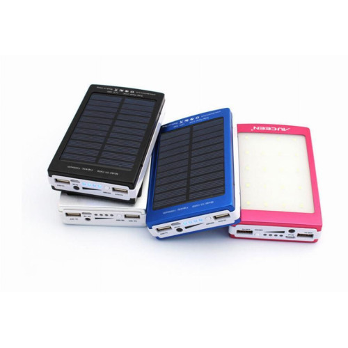 Зовнішній акумулятор Power bank 50000mAh (СОНЯЧНА БАТАРЕЯ) З LED підсвічуванням, різні кольори - фото 2