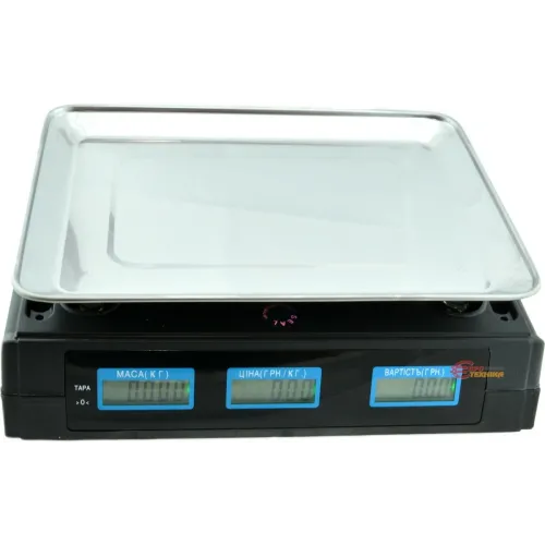 Торгові ваги ACS 50KG Staropera T5045 акумулятор 6V, лічильник ціни, чорний - фото 2