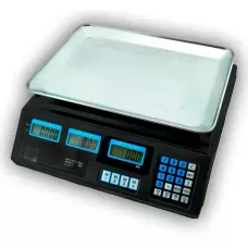 Торгові ваги ACS 50KG Staropera T5045 акумулятор 6V, лічильник ціни, чорний
