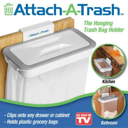 Навісний тримач для сміттєвих пакетів Attach-A-Trash - фото 4