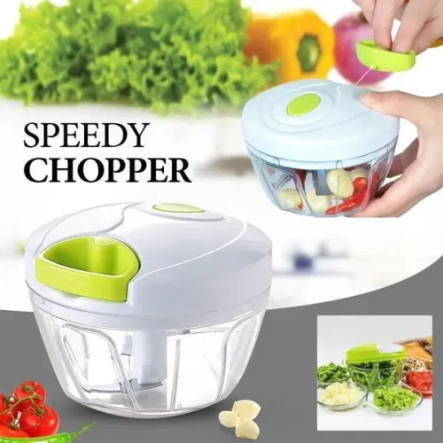 Ручний подрібнювач Nicer Dicer Speedy Chopper для овочів та фруктів. Зелений - фото 2