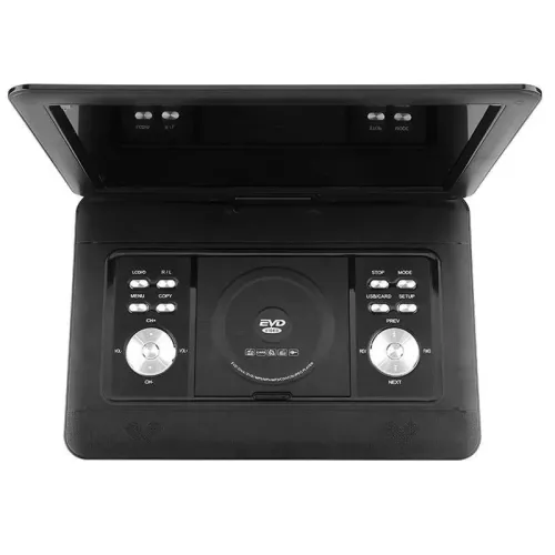 Портативний DVD програвач 20 дюймів c DVB T2 OPERA NS-1580 T2, з акумулятором, Чорний - фото 2
