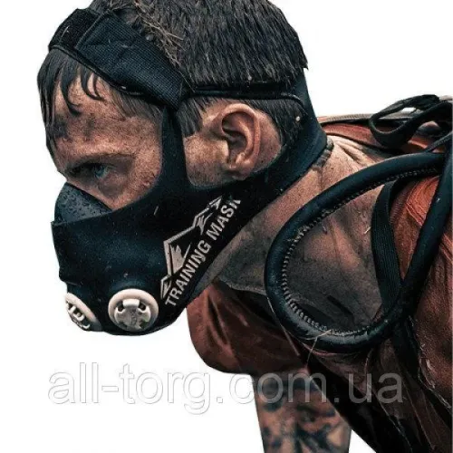 Тренувальна маска для дихання ELEVATION TRAINING MASK 2.0 Crossfit, всі розміри, чорна - фото 6