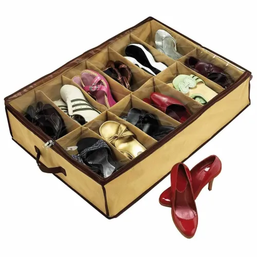 Органайзер для взуття Shoes Under,Органайзер для зберігання взуття, Для зберігання взуття!