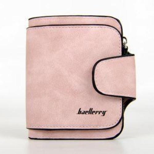 Женский кошелек Baellerry forever mini замшевый, Розовый - фото 2