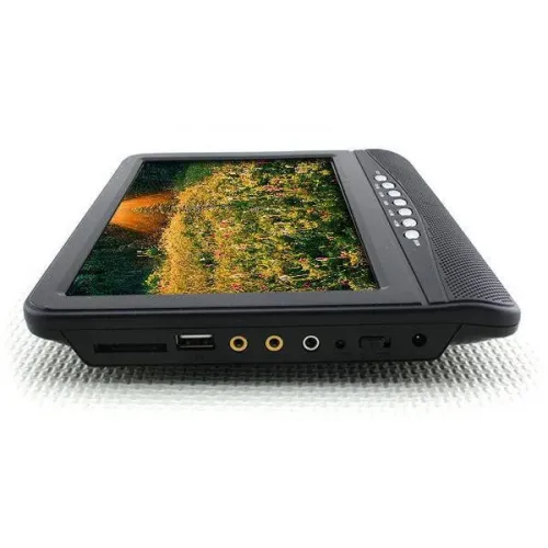 Портативний телевізор 10 дюймів DVB T2 OPERA NS-1002, з акумулятором, 220/12V, Чорний - фото 3
