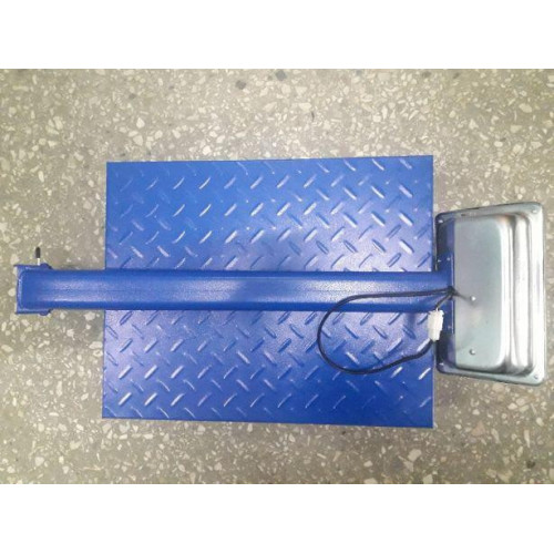 Напольные торговые весы ACS до 150 kg  30*40 cм  кг усиленные металлическая голова 6v - фото 2