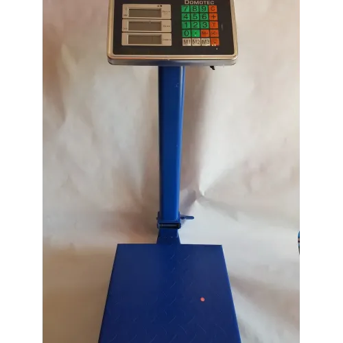 Напольные торговые весы ACS до 150 kg  30*40 cм  кг усиленные металлическая голова 6v - фото 4