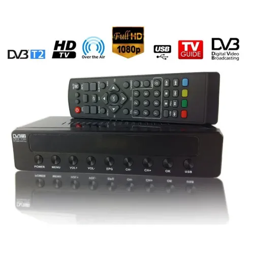 Приставка T-2 DVBT2 DZ045 | Цифровой эфирный DVB-T2 приемник - фото 2