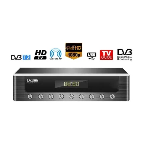Цифровой эфирный тюнер T2 Set Top Box. Цифровой ресивер т2 dz045 - фото 2