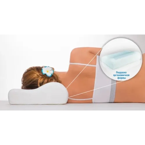 Ортопедична подушка Memory Foam Подушка з пам'яттю - фото 4