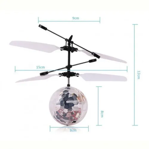 Летающий диско-шар Plymex Whirly Ball LED - фото 7