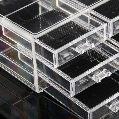 Настольный акриловый органайзер для косметики Cosmetic Storage Box 4 ящика - фото 6
