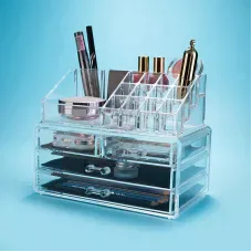 Настільний акриловий органайзер для косметики Cosmetic Storage Box 4 ящики