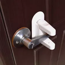 Универсальный детский замок Door Lever Lock для ручек , 2шт в комплекте, универсальный, белый