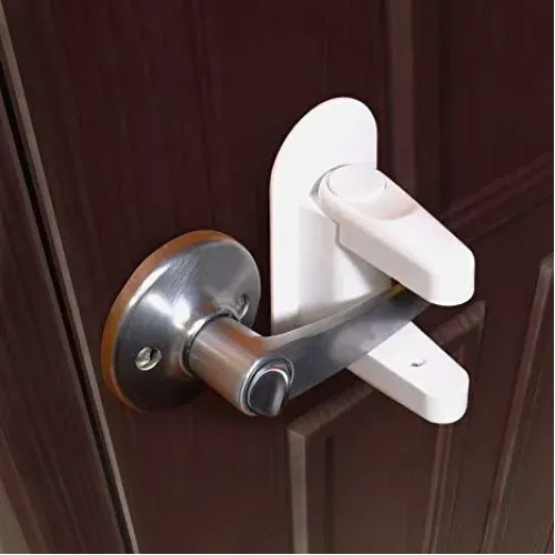 Універсальний дитячий замок Door Lever Lock для ручок , 2шт в комплекті, універсальний, білий