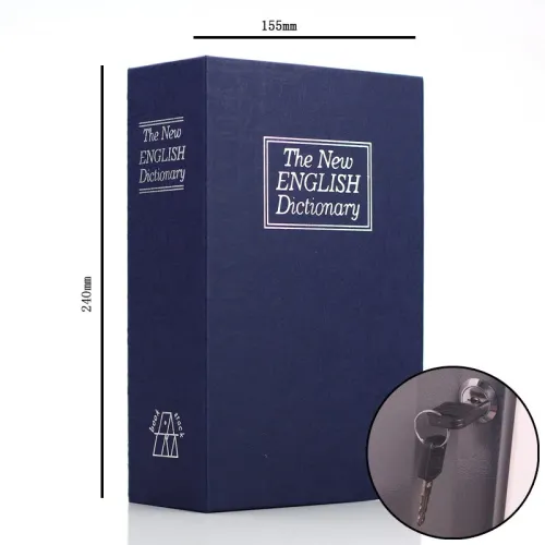 Велика книга сейф LONDON Book safe, з ключем, велика 24 см висота - фото 5
