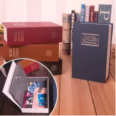 Велика книга сейф LONDON Book safe, з ключем, велика 24 см висота