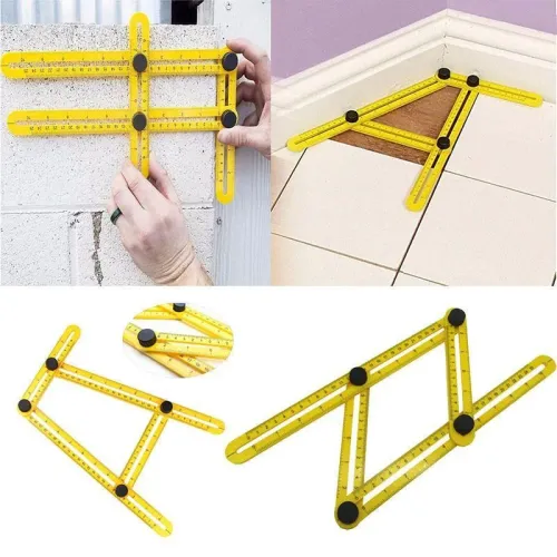 Професійна лінійка шаблон Multifunctional Folding Ruler для складних вимірювань - фото 3