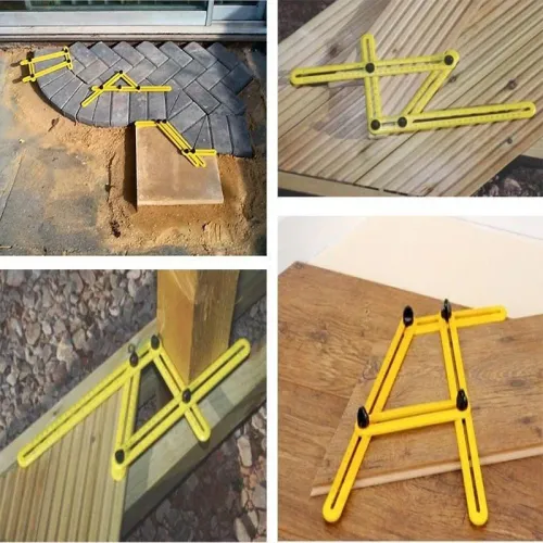 Професійна лінійка шаблон Multifunctional Folding Ruler для складних вимірювань - фото 5