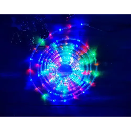 Гірлянда 10 метрів вулична в силіконовому шлангу Infinilite pro RGB , дюралайт, різнокольоровий - фото 4
