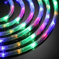 Гірлянда 10 метрів вулична в силіконовому шлангу Infinilite pro RGB , дюралайт, різнокольоровий