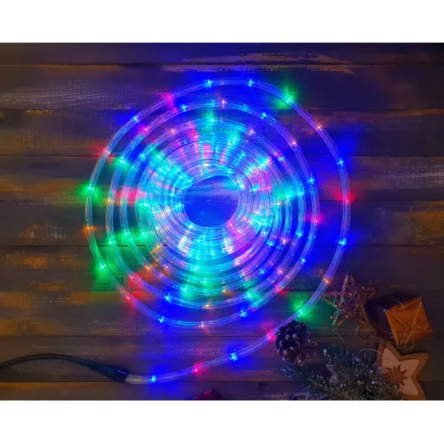 Гирлянда 10 метров уличная в силиконовом шланге Infinilite pro RGB , дюралайт, разноцветный - фото 2