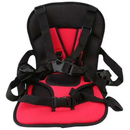 Дитяче безкаркасне автокрісло Multi-function car cushion авто крісло, Червоний