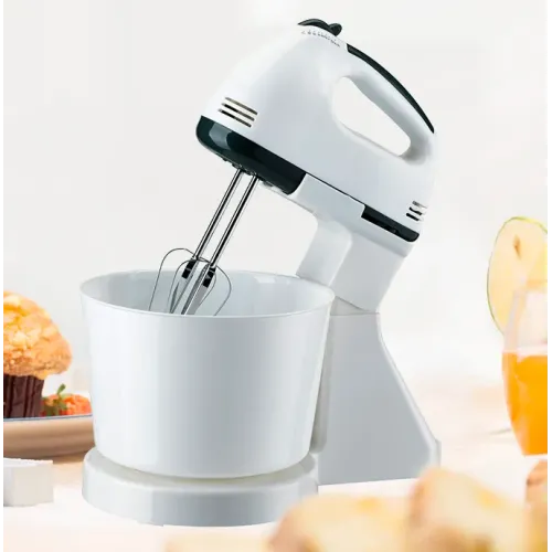 Ручной миксер с чашей GRANT 606 Smart pro, пластиковая чаша, 7 скоростей, 1600Вт, белый