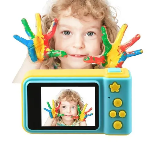 Детский фотоаппарат Baby Insta pro V7 kids camera, с экраном 2,0 дюйма, два цвета - фото 17