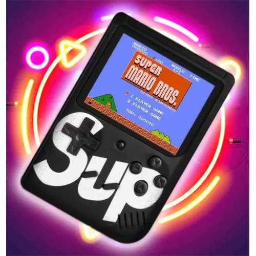 Портативна 8-ми бітна Ігрова консоль SUP game box PLUS, 400 ретро ігор, Black edition ігрова приставка