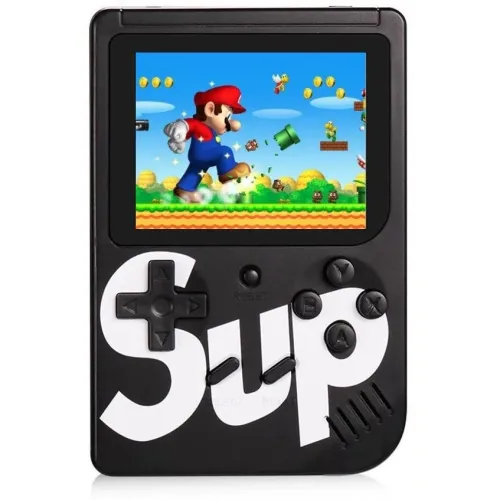 Портативна 8-ми бітна Ігрова консоль SUP game box PLUS, 400 ретро ігор, Black edition ігрова приставка - фото 3