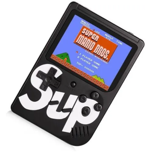 Портативна 8-ми бітна Ігрова консоль SUP game box PLUS, 400 ретро ігор, Black edition ігрова приставка - фото 4