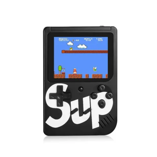 Портативна 8-ми бітна Ігрова консоль SUP game box PLUS, 400 ретро ігор, Black edition ігрова приставка - фото 6